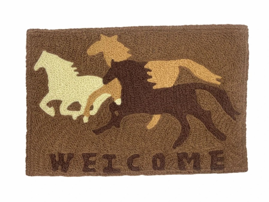 Doormats * | Jellybean Rug Welcome Horses 20 30