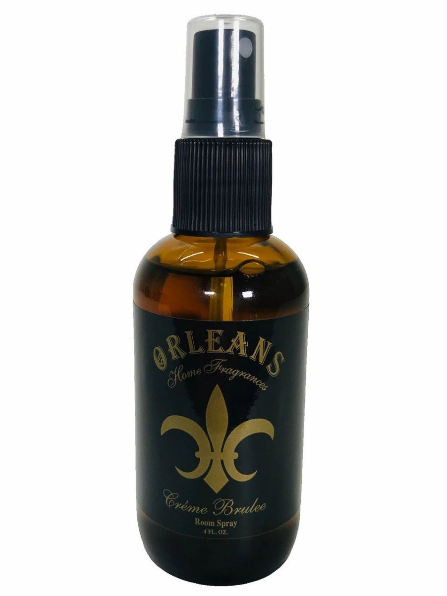 Candles, Melts, Accessories * | Orleans Home Fragrance Room Spray Creme Brulee 4 Oz.