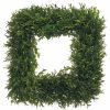 Artificial Florals & Plants * | 14 Square Tea Leaf Wreath Green Set Of 2