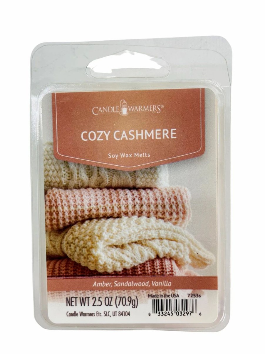 Candles, Melts, Accessories * | Candle Warmers Soy Wax Melts Cozy Cashmere Set Of 4