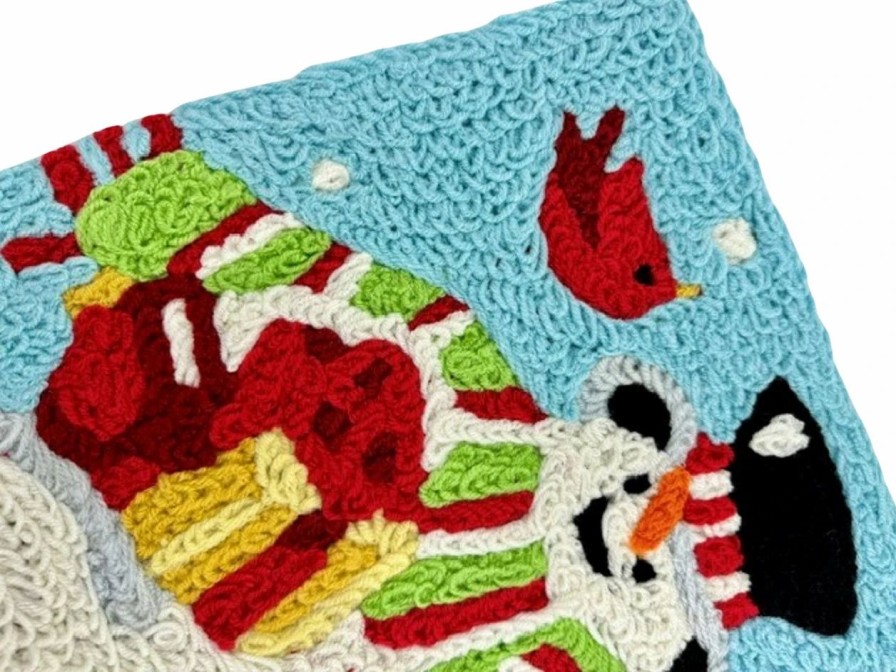 Doormats * | Jellybean Rug Waving Snowman With Gifts