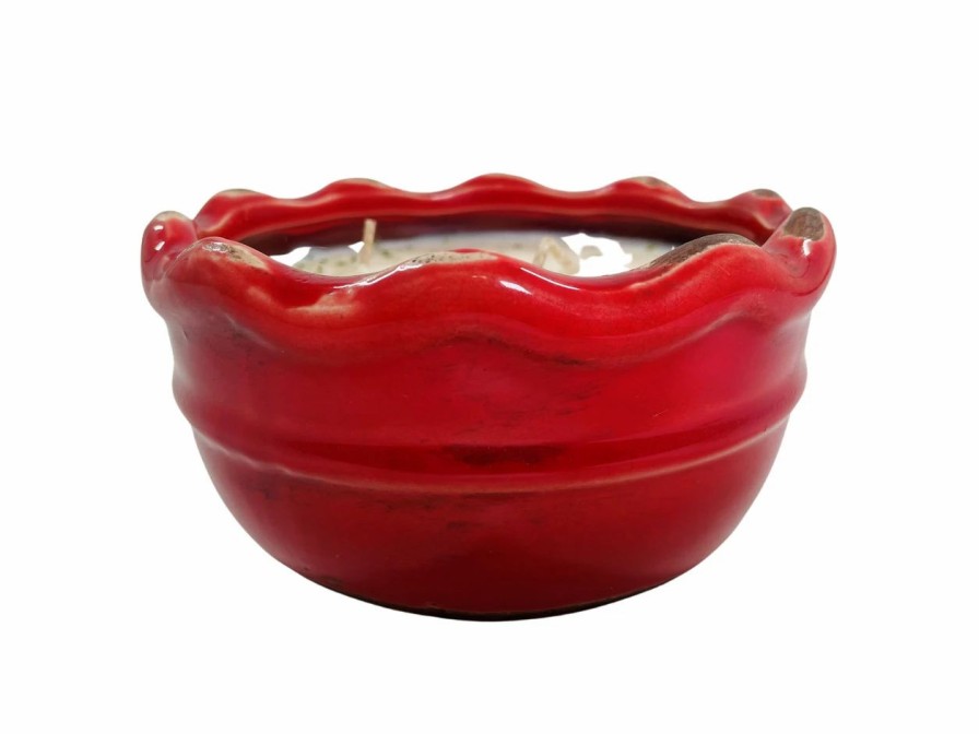 Candles, Melts, Accessories * | Swan Creek Ruffle Bowl Citrus & Sage