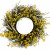 Artificial Florals & Plants * | Arty 24 Forsythia Wreath On Natural Twig Base