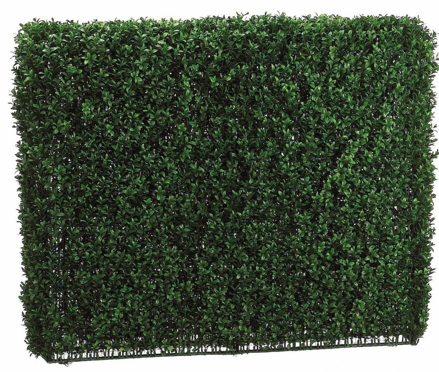 Artificial Florals & Plants * | 33 High Boxwood Hedge Two Tone Green