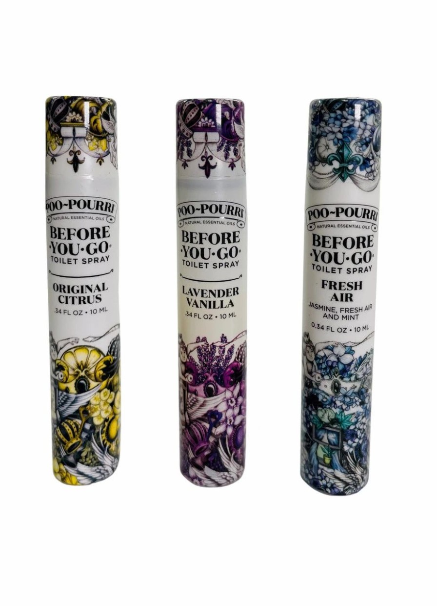 Candles, Melts, Accessories * | Poo-Pouri Before You Go On The Go Set Of 3 10Ml Travel Size