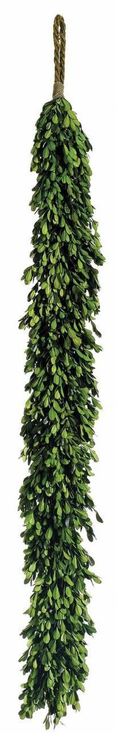 Artificial Florals & Plants * | 45 Preserved Boxwood Garland Pair