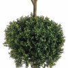 Artificial Florals & Plants * | 4Ft Double Ball Shape Boxwood Topiary In Plastic Pot