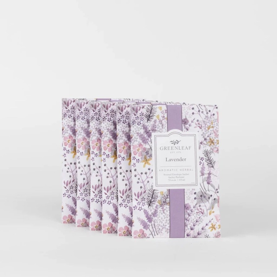 Candles, Melts, Accessories * | Greenleaf Sachet 6 Pack Lavender