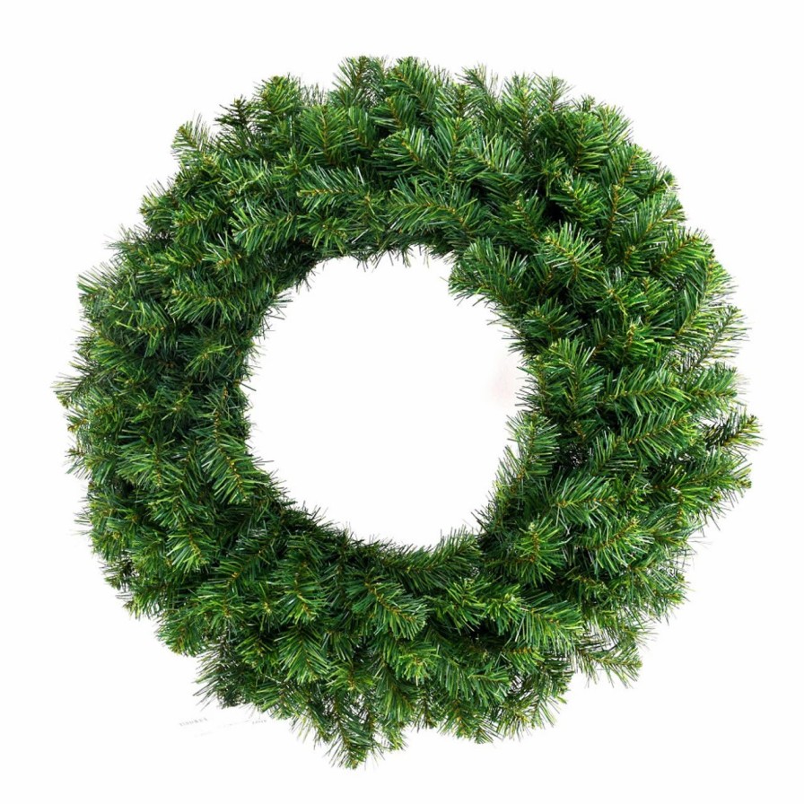 Artificial Florals & Plants * | 72 Norway Pine Wreath Unlit