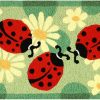 Doormats * | Jellybean Rug Ladybugs