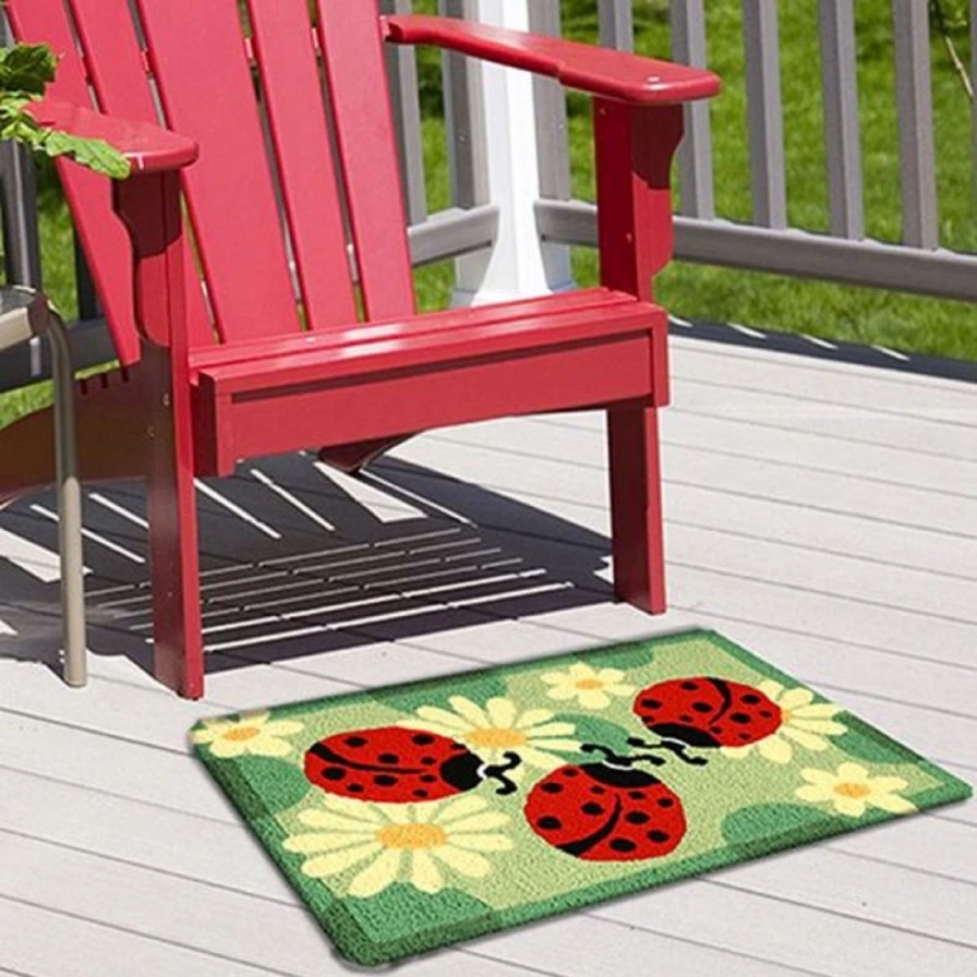 Doormats * | Jellybean Rug Ladybugs