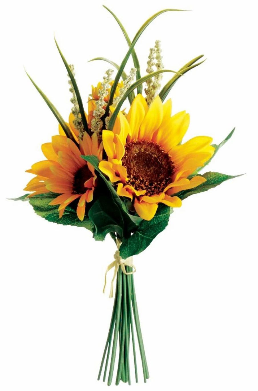 Artificial Florals & Plants * | 11 Sunflower Bouquet Yellow Box Of 12