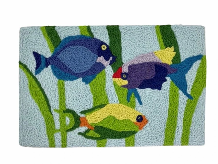 Doormats * | Jellybean Rug Colorful Tropical Fish