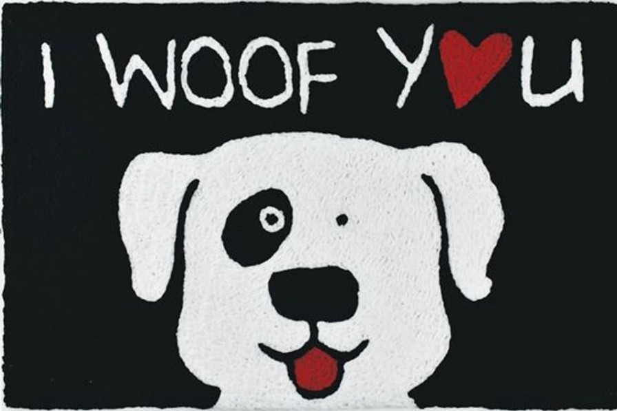 Doormats * | I Woof You Jellybean Rug 20 X 30