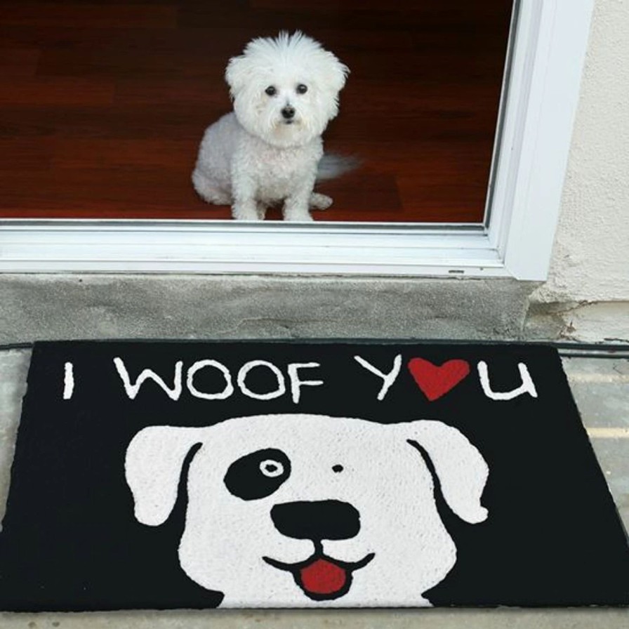 Doormats * | I Woof You Jellybean Rug 20 X 30