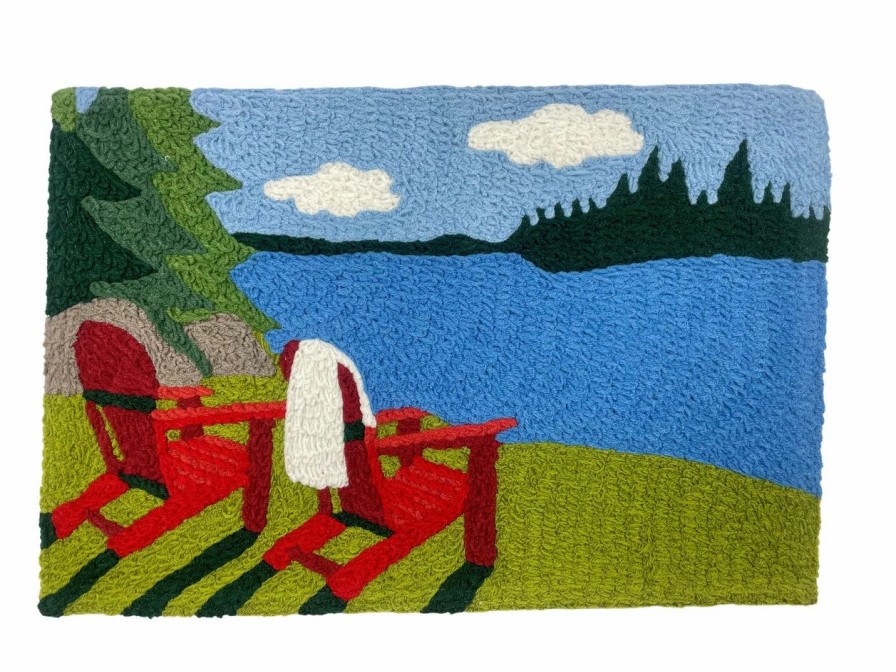 Doormats * | Jellybean Rug Lake Life 20 30