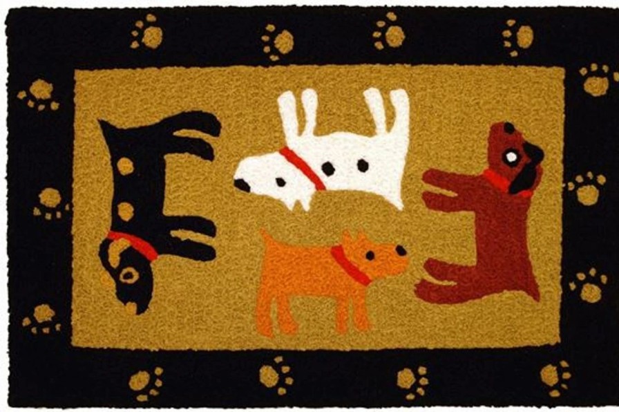 Doormats * | Jellybean Rug Woof Woof