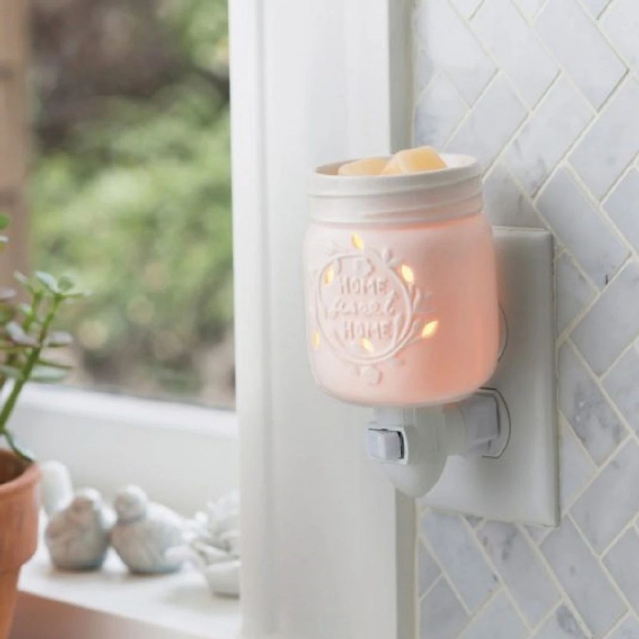 Candles, Melts, Accessories * | Candle Warmers Mason Jar Pluggable Fragrance Warmer