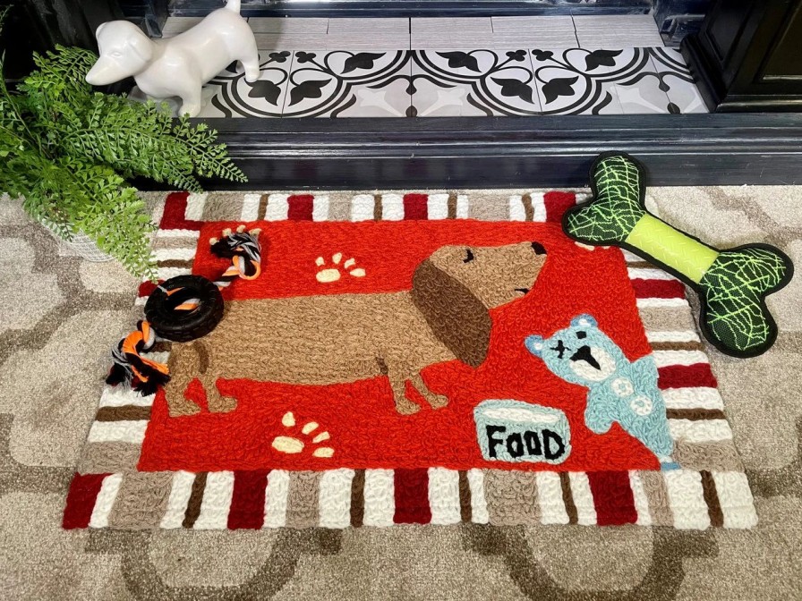 Doormats * | Jellybean Rug Dachshund Dinner 20X30