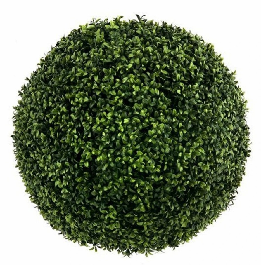 Artificial Florals & Plants * | 22 Artificial Boxwood Ball Pair