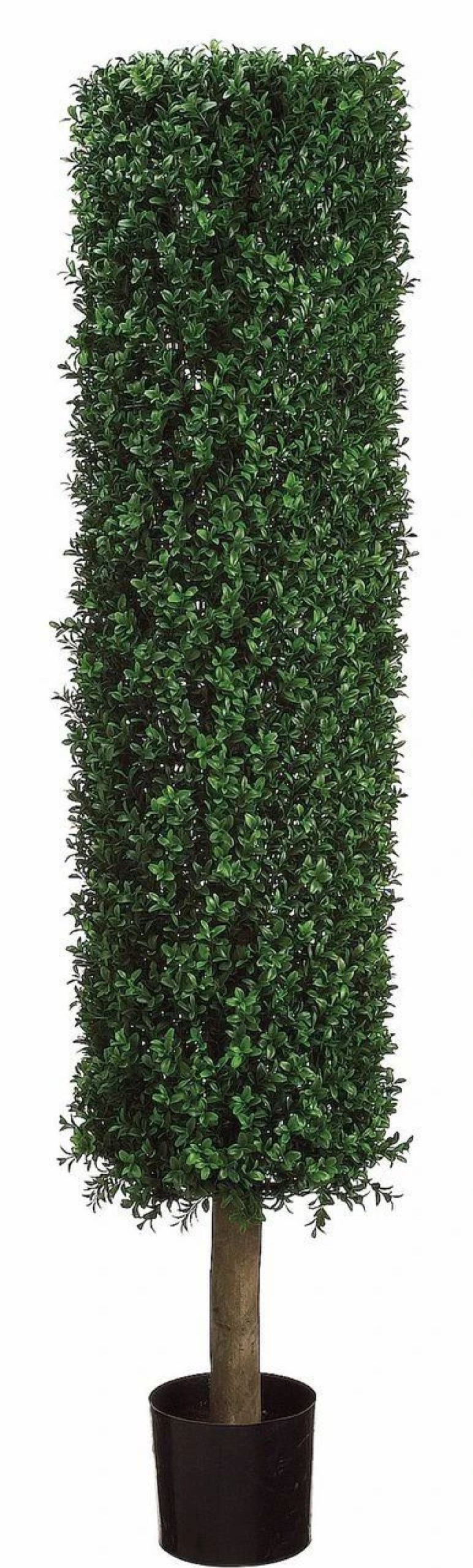 Artificial Florals & Plants * | 4.5Ft Round Boxwood Topiary In Plastic Pot