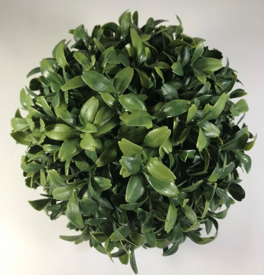 Artificial Florals & Plants * | Artificial Boxwood Kissing Ball 6 Set Of 4