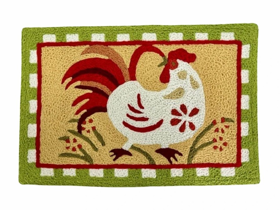 Doormats * | Jellybean Rug Kitchen Chicken Doormat