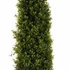 Artificial Florals & Plants * | Spring Boxwood Obelisk In Wood 36