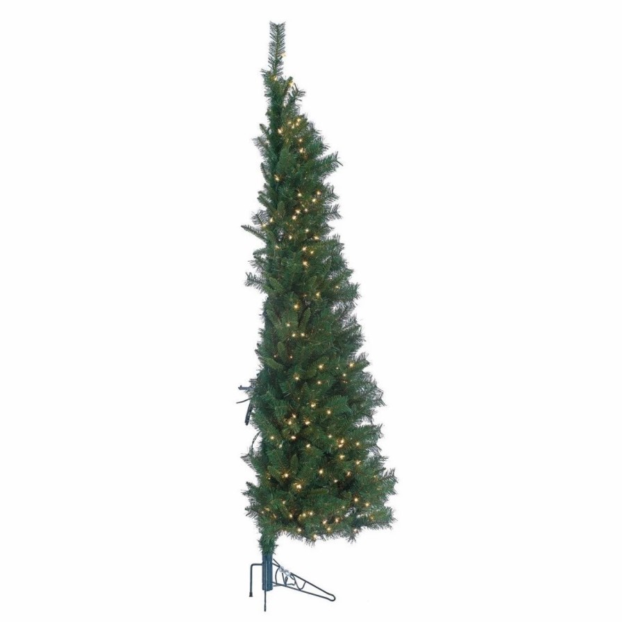 Seasonal * | 7 Tiffany Prelit Pine Wall Tree