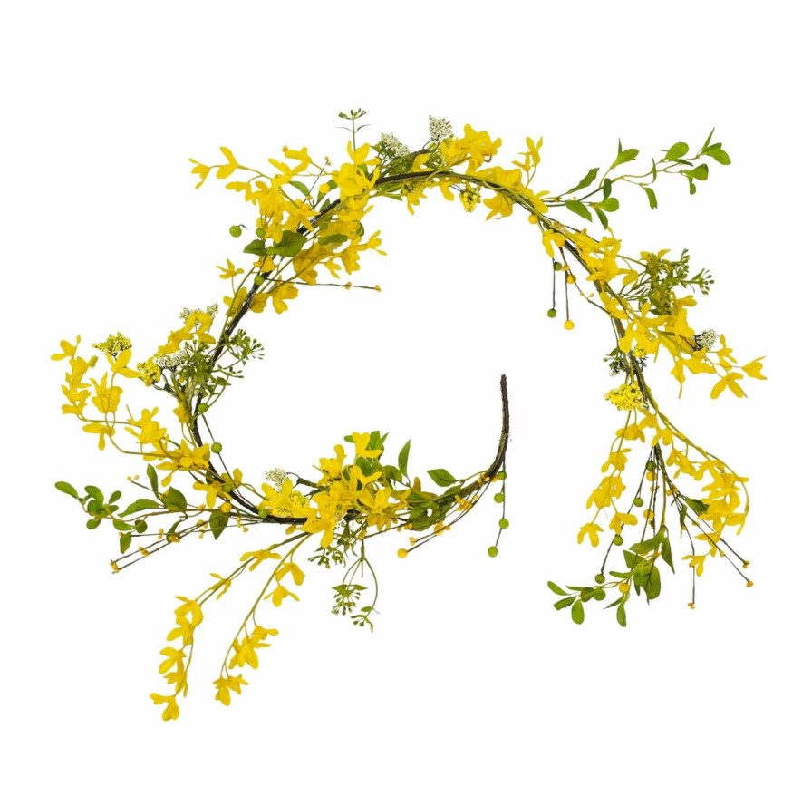 Artificial Florals & Plants * | Forsythia Garland