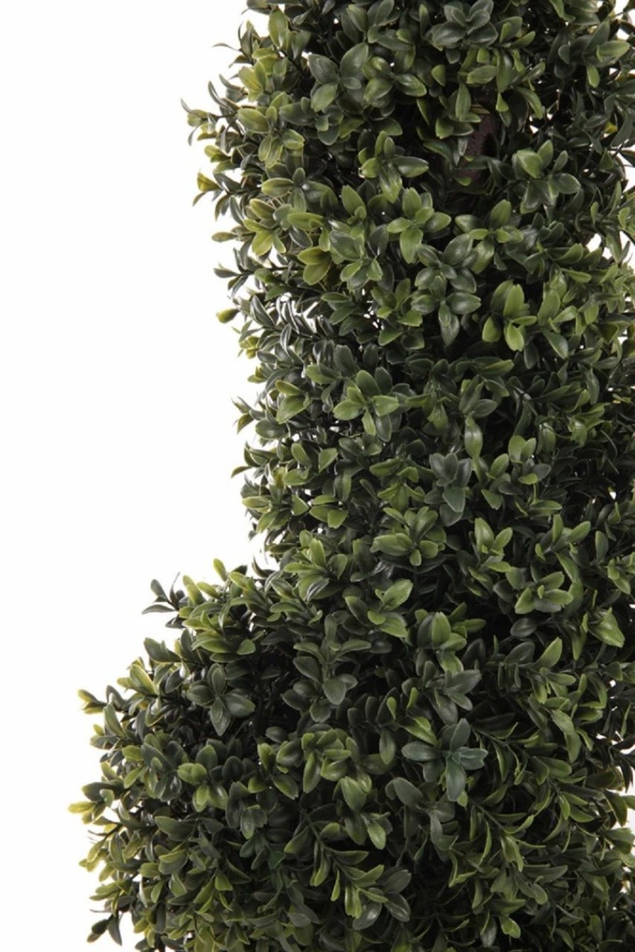 Artificial Florals & Plants * | 33 Artificial Deluxe Boxwood Spiral Topiary