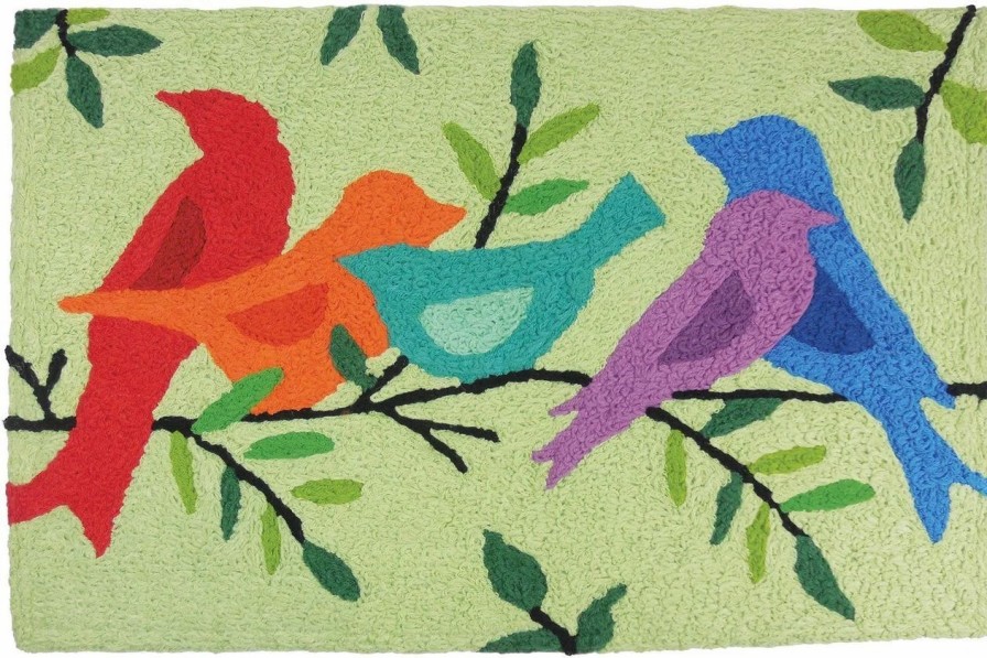 Doormats * | Jellybean Rug Morning Song Birds