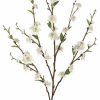 Artificial Florals & Plants * | 39 Plum Blossom Spray X 5 White Box Of 12