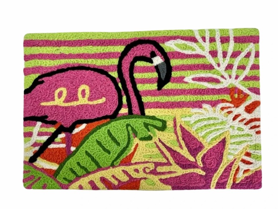 Doormats * | Jellybean Rug Fiesta Flamingo Doormat